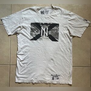 RO NEGRO LEAGUE BASEBALL PHOTO Tee Men’s White XL 100th Anniversary Short Sleeve